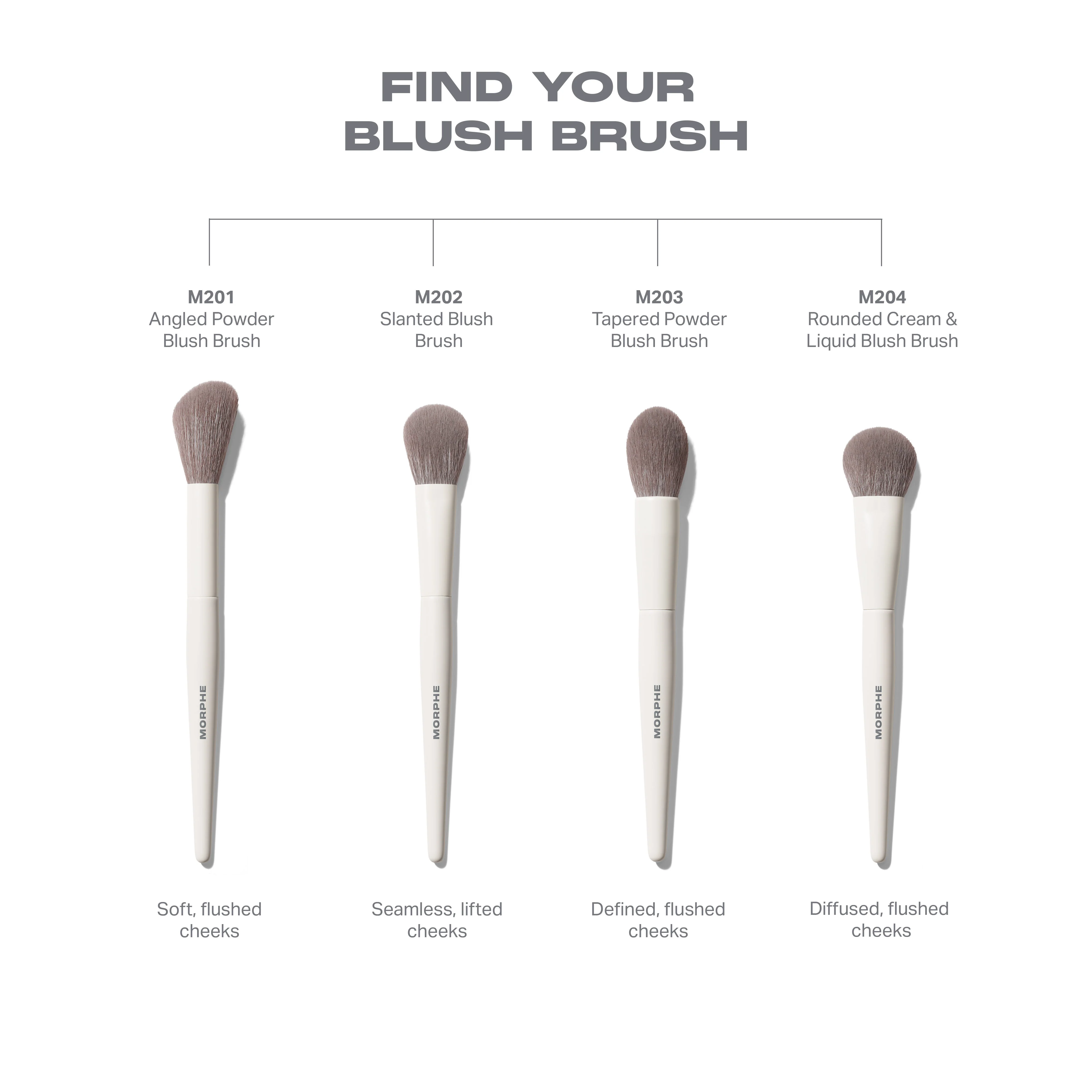 M202 Slanted Blush Brush - Image 5